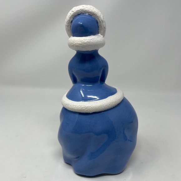 Atlantic Mold Christmas Caroler Girl Hand Paint Glazed Ceramic Vintage Figurine - Picture 5 of 9